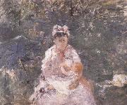 Berthe Morisot Lactation France oil painting artist